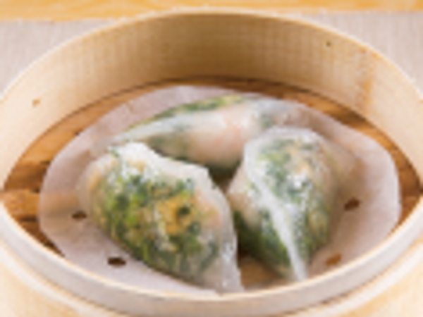 鮮蝦菜苗餃