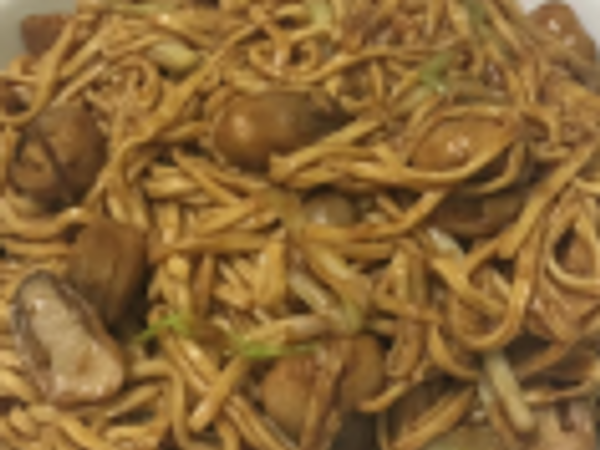 鮑汁野菌伊麵